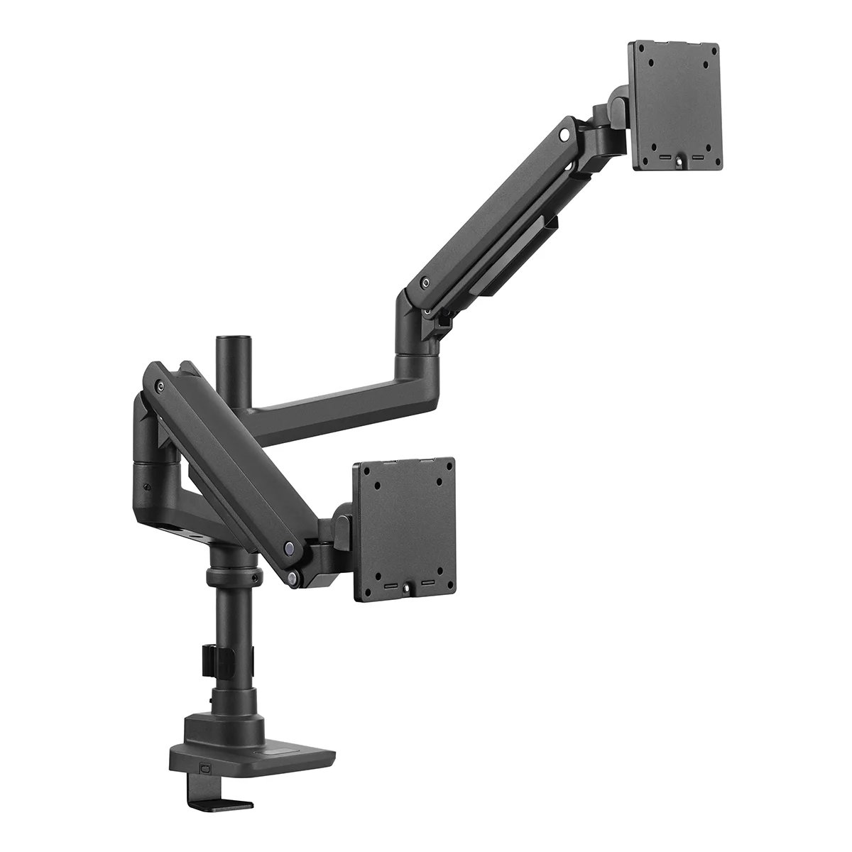 Fabulous Pole-Mounted Gas Spring Dual Monitor Arm